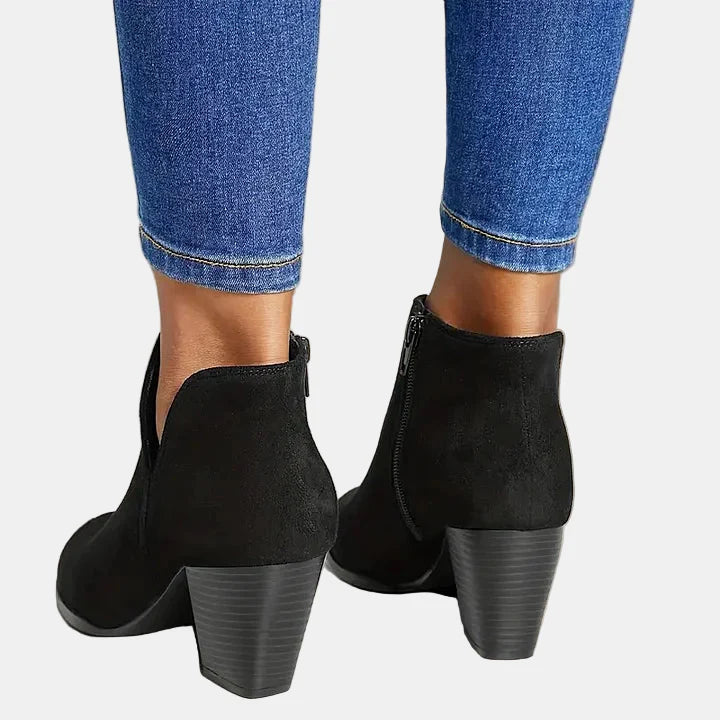 Elizabeth | Block Heel Ankle Boots