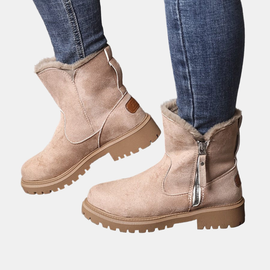Samantha | Suede Western-Style Boots