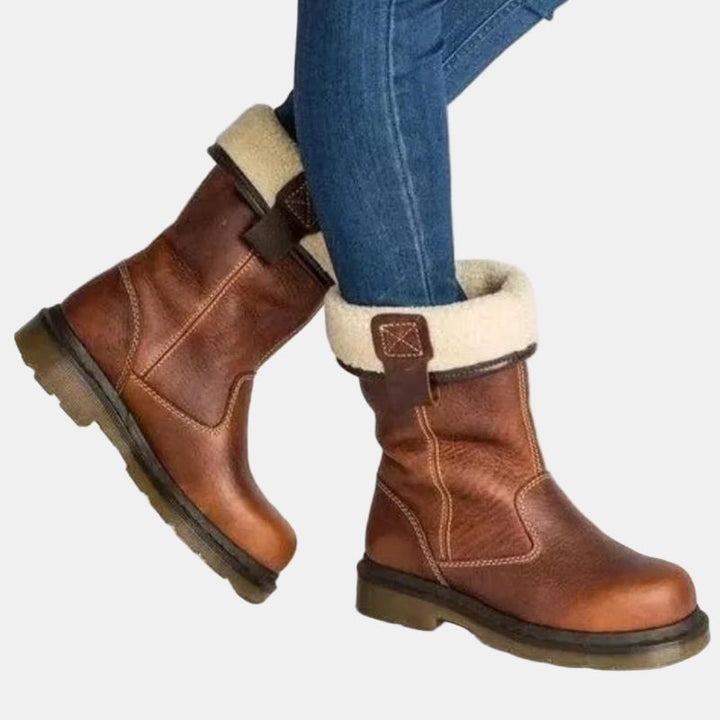 Allison | Rugged Leather Boots