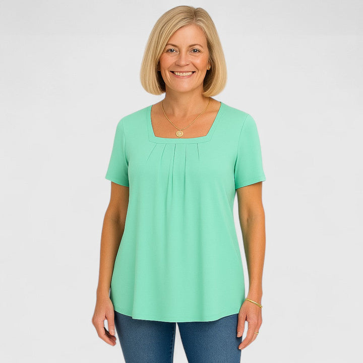 The Aria | Relaxed Pleated Blouse