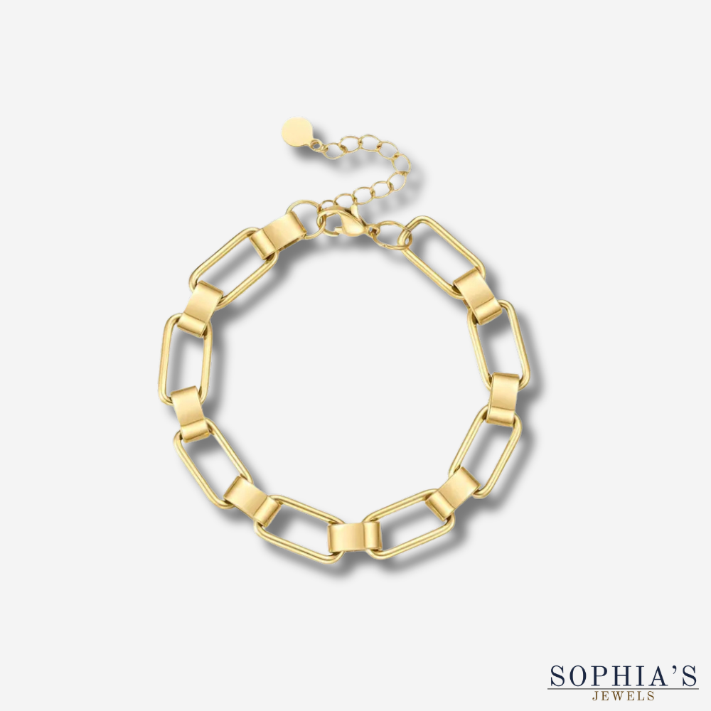 Luxe Rectangular Chain Bracelet
