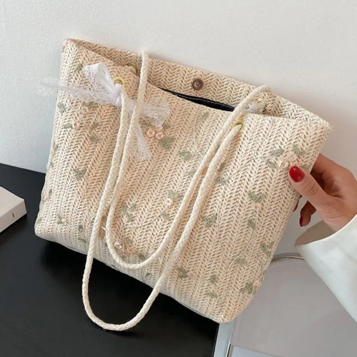 Olivia | Meadow Lace Tote