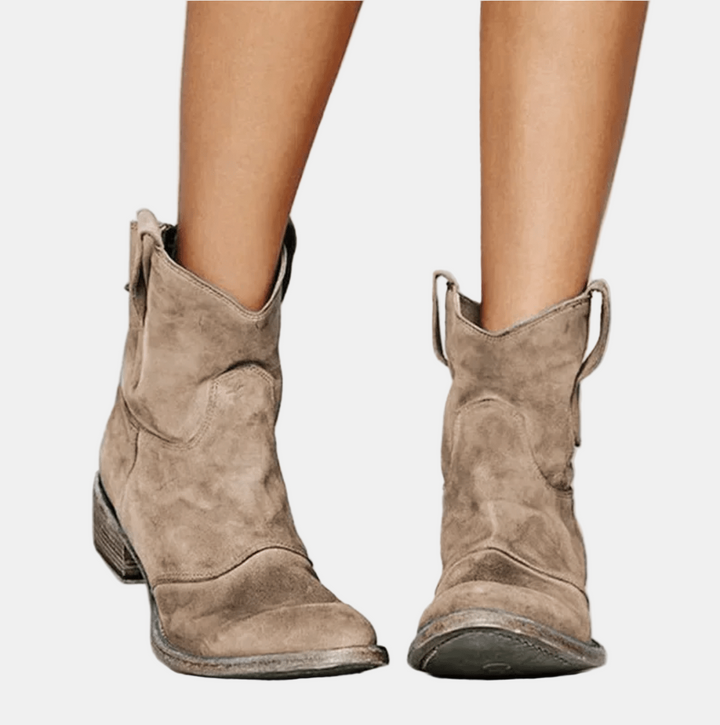 Ashley | Suede Western Boots