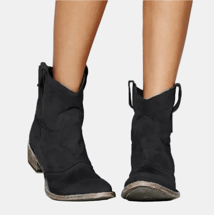 Ashley | Suede Western Boots