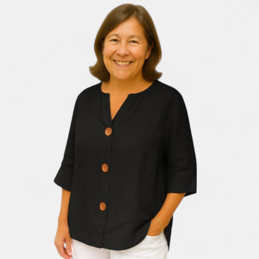 The Vivienne | Comfortable Loose-Fit Blouse