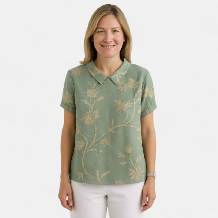 The Aurelia | Floral Print Blouse