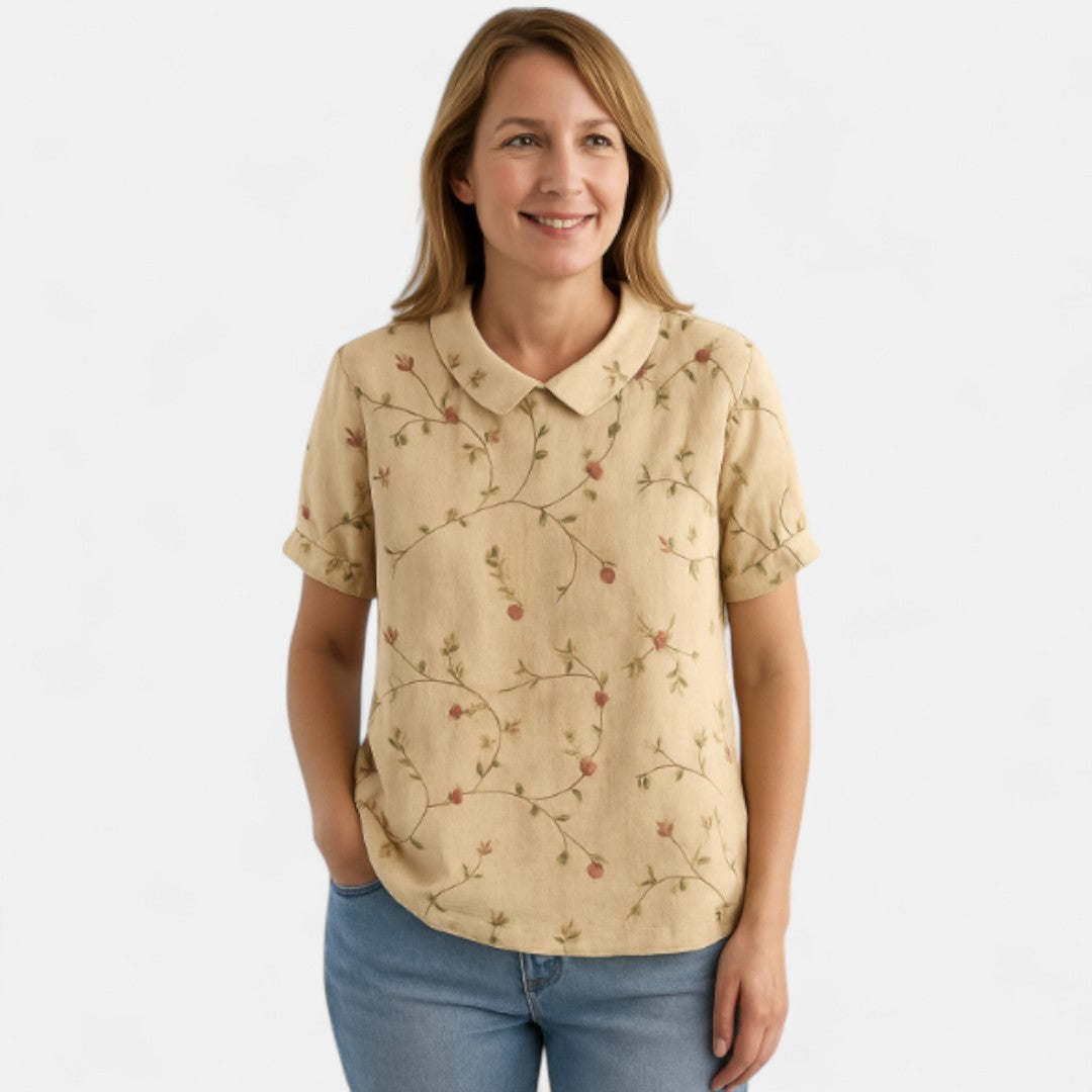 The Aurelia | Floral Print Blouse