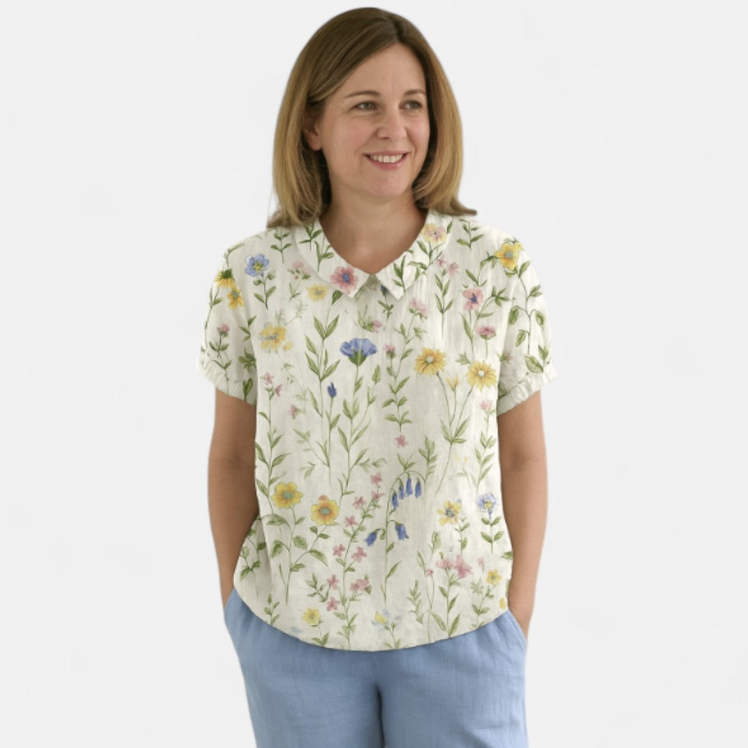 The Aurelia | Floral Print Blouse