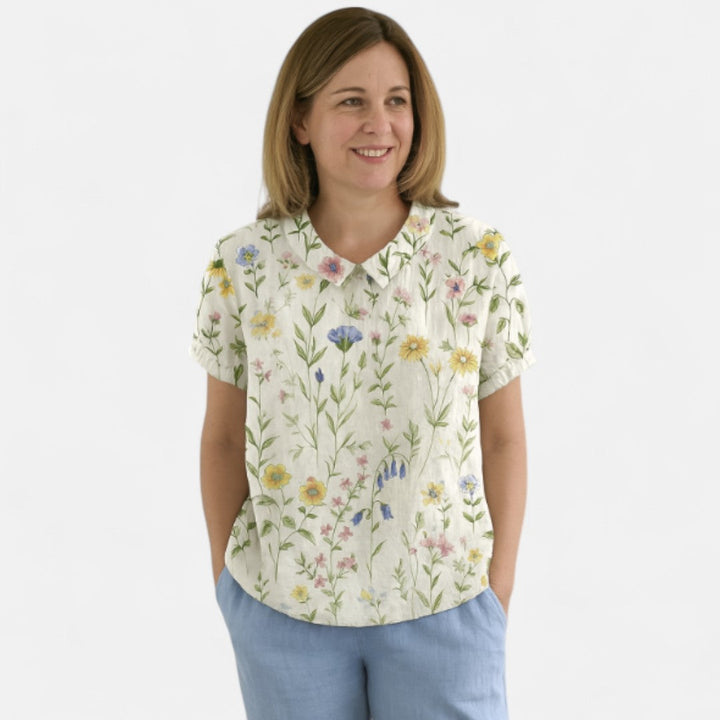 The Aurelia | Floral Print Blouse
