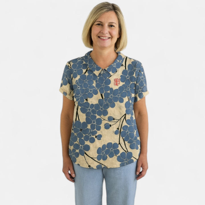 The Aurelia | Floral Print Blouse
