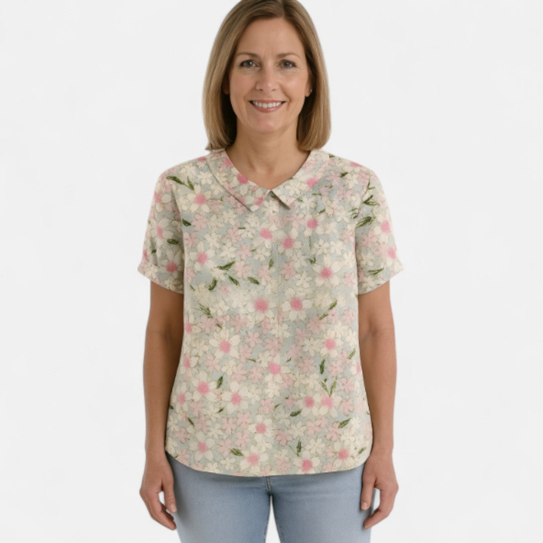The Aurelia | Floral Print Blouse