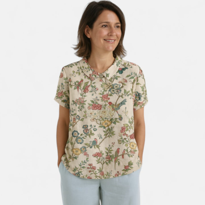 The Aurelia | Floral Print Blouse