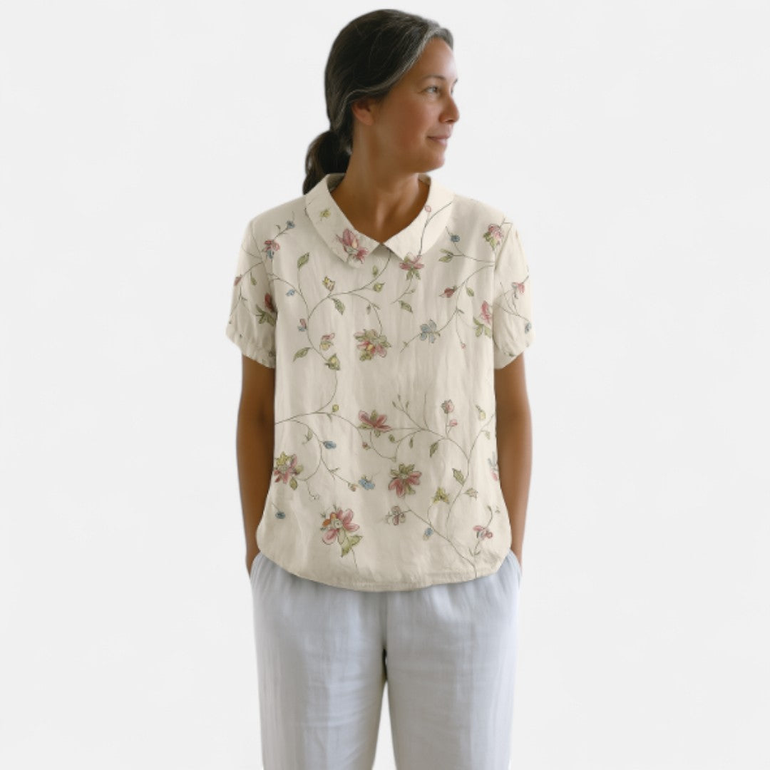 The Aurelia | Floral Print Blouse