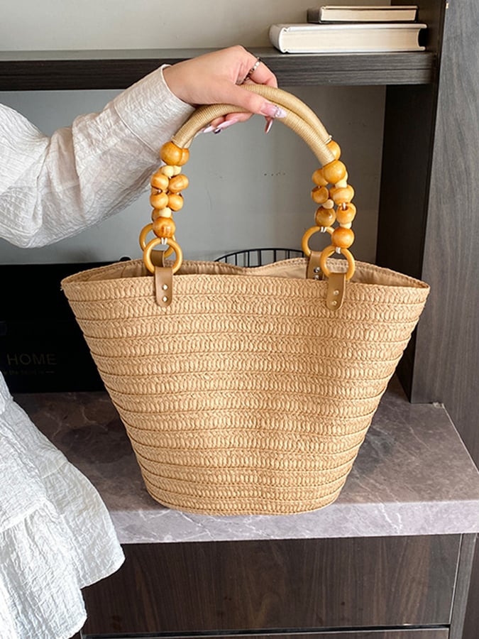 Olivia | Bellavista Bead Handle Tote