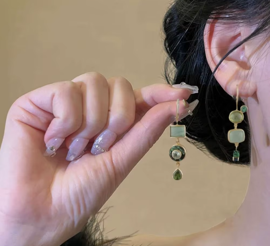 Vintage Green Earrings