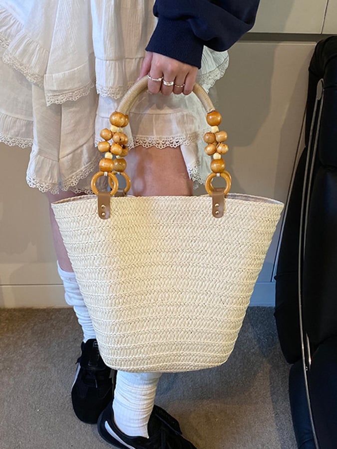 Olivia | Bellavista Bead Handle Tote