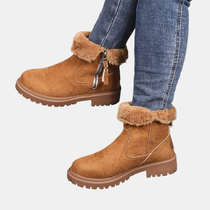 Samantha | Suede Western-Style Boots