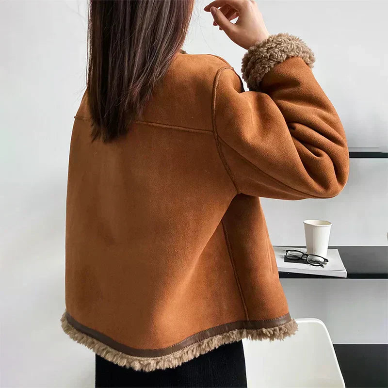 Mia | Cozy Button Jacket
