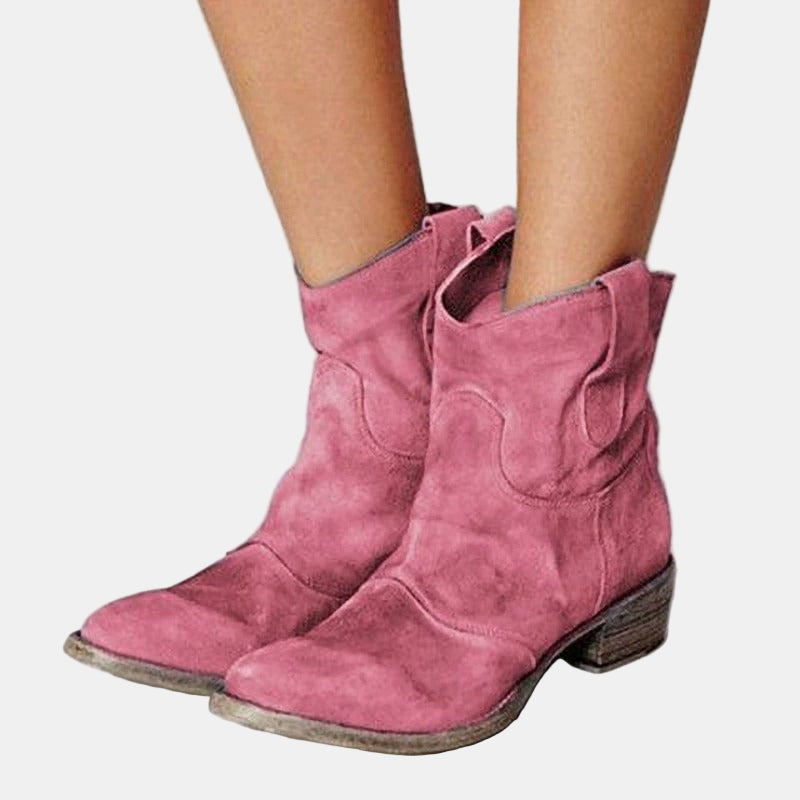 Emily | Ridge Suede Western Boots