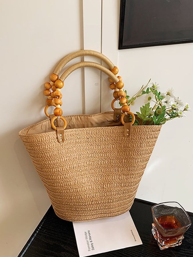 Olivia | Bellavista Bead Handle Tote