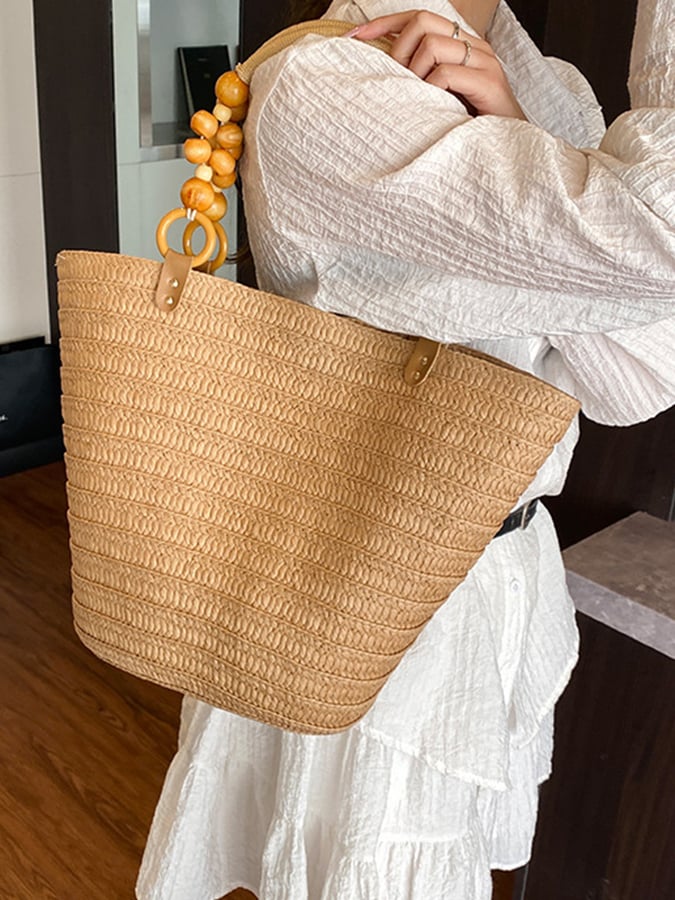 Olivia | Bellavista Bead Handle Tote