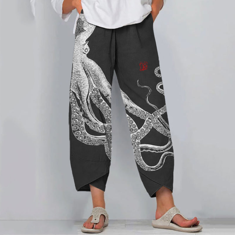 Olivia | Inkwave Tentacles Pants