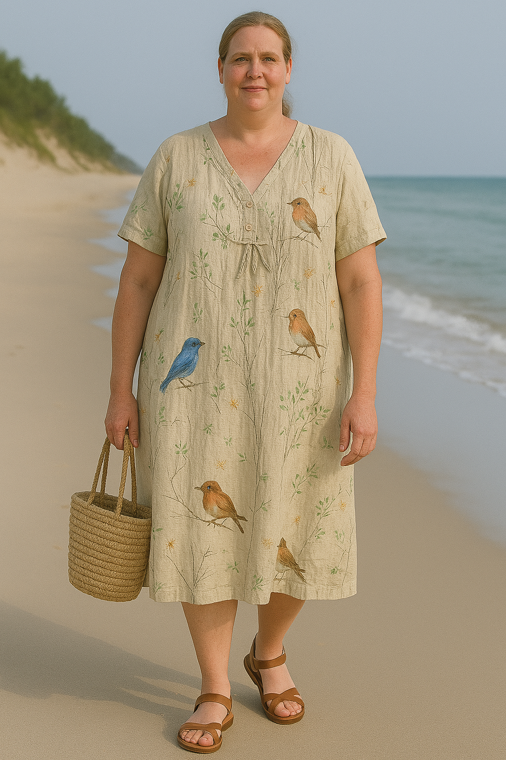 The Liana  | Floral Tummy Covering Dress