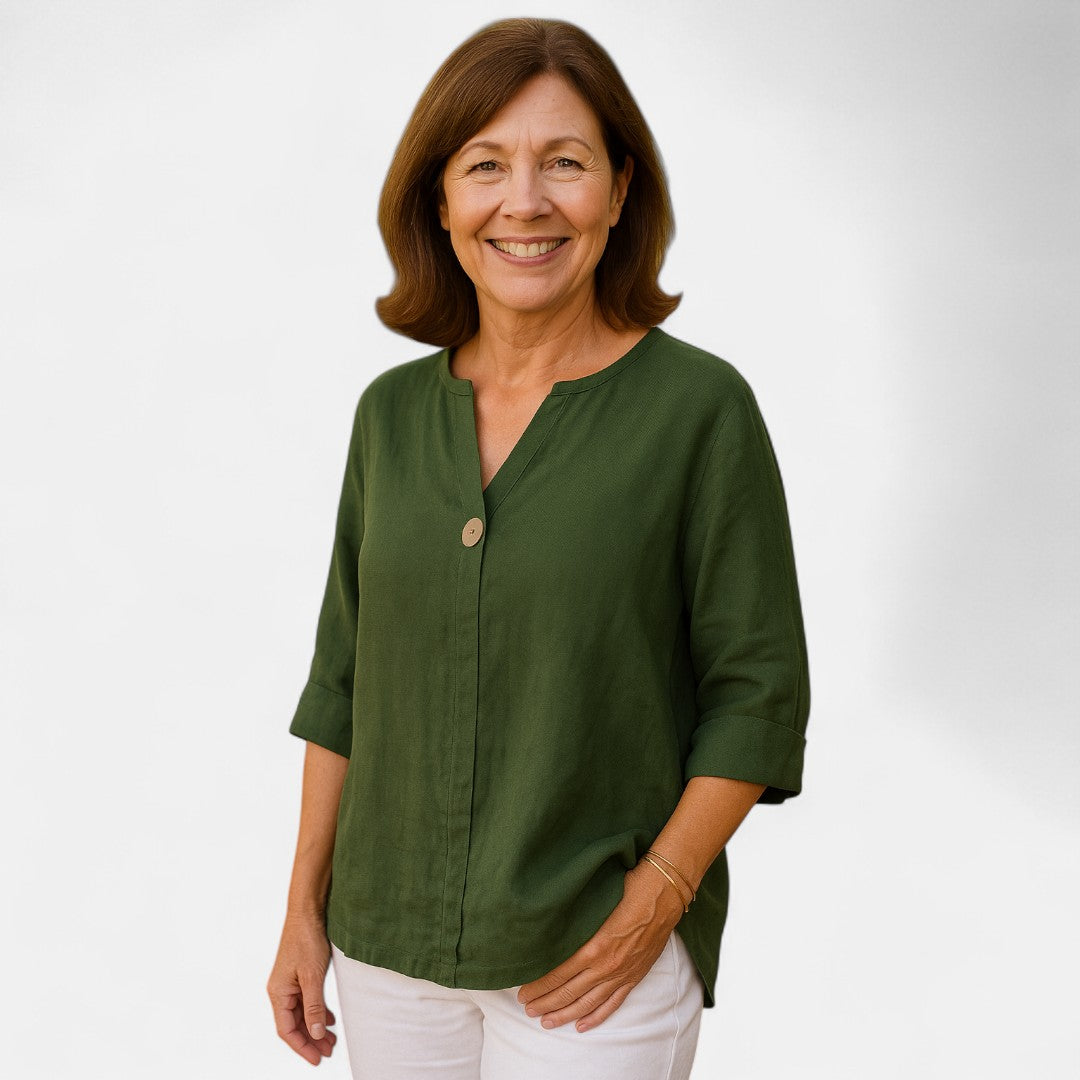 The Amelie | Flattering Loose Fit Blouse