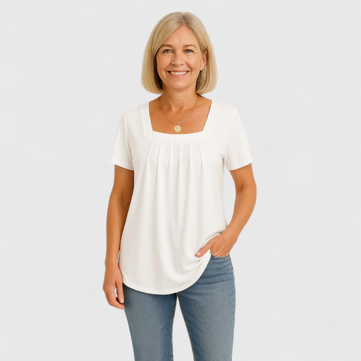 The Aria | Relaxed Pleated Blouse