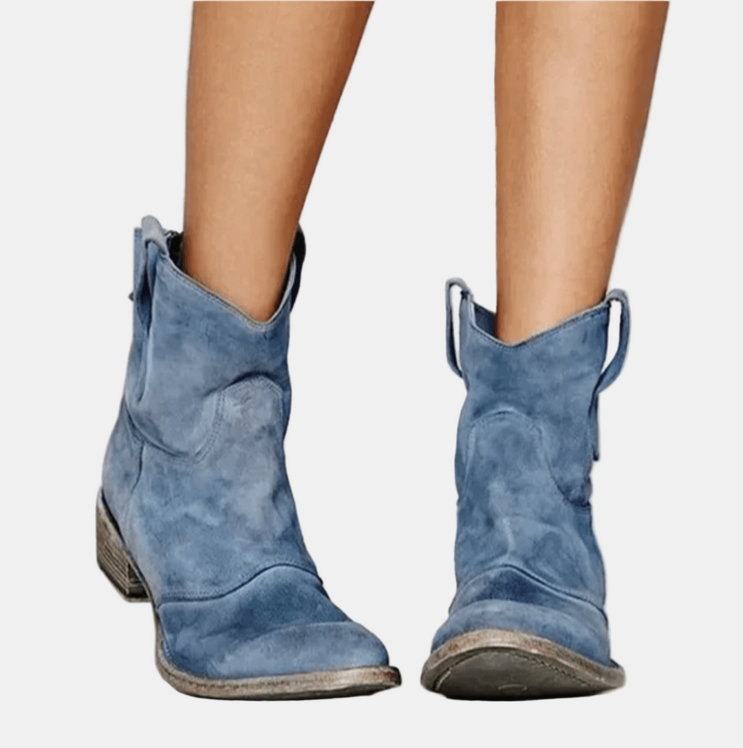 Ashley | Suede Western Boots
