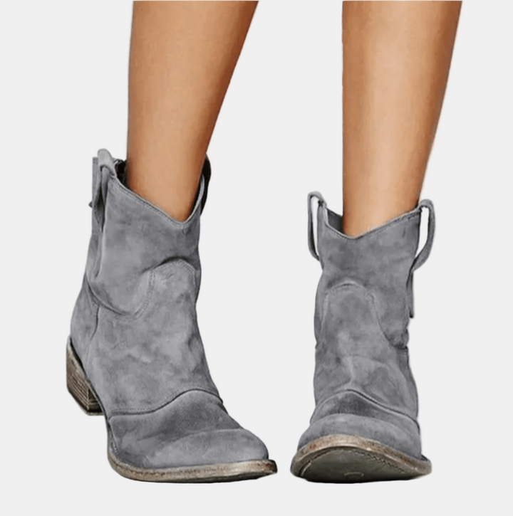 Ashley | Suede Western Boots