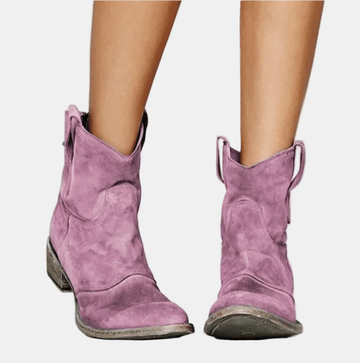 Ashley | Suede Western Boots