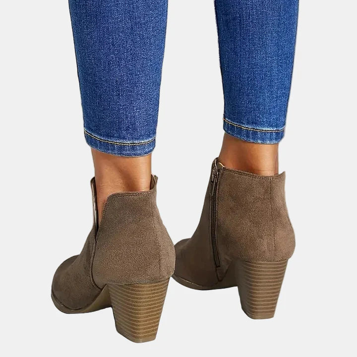 Elizabeth | Block Heel Ankle Boots