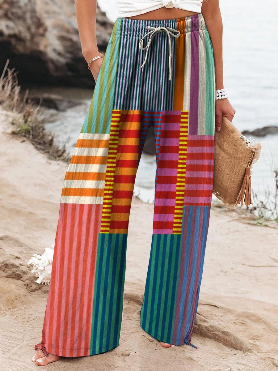Olivia | Whimsy Stripes Pants