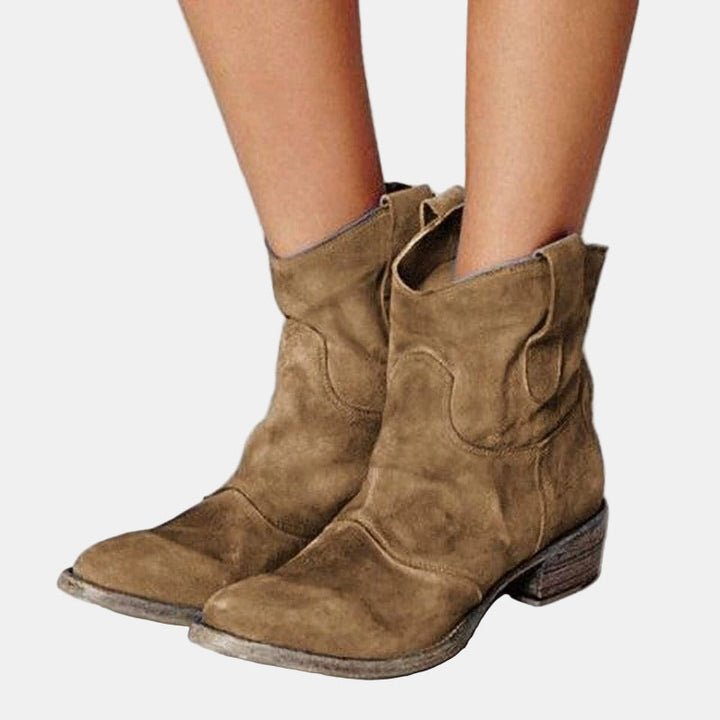 Emily | Ridge Suede Western Boots